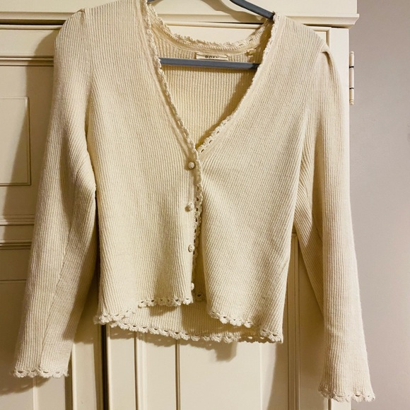 Doen Lovina Cardigan, Ivory, Large - Picture 2 of 14